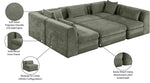 Stellar - 6 Piece Upholstered Modular Sectional