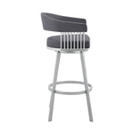 Bronson - Faux Leather Metal Bar Stool