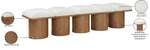 Pavilion - 5 Piece Modular Bench With Walnut Base