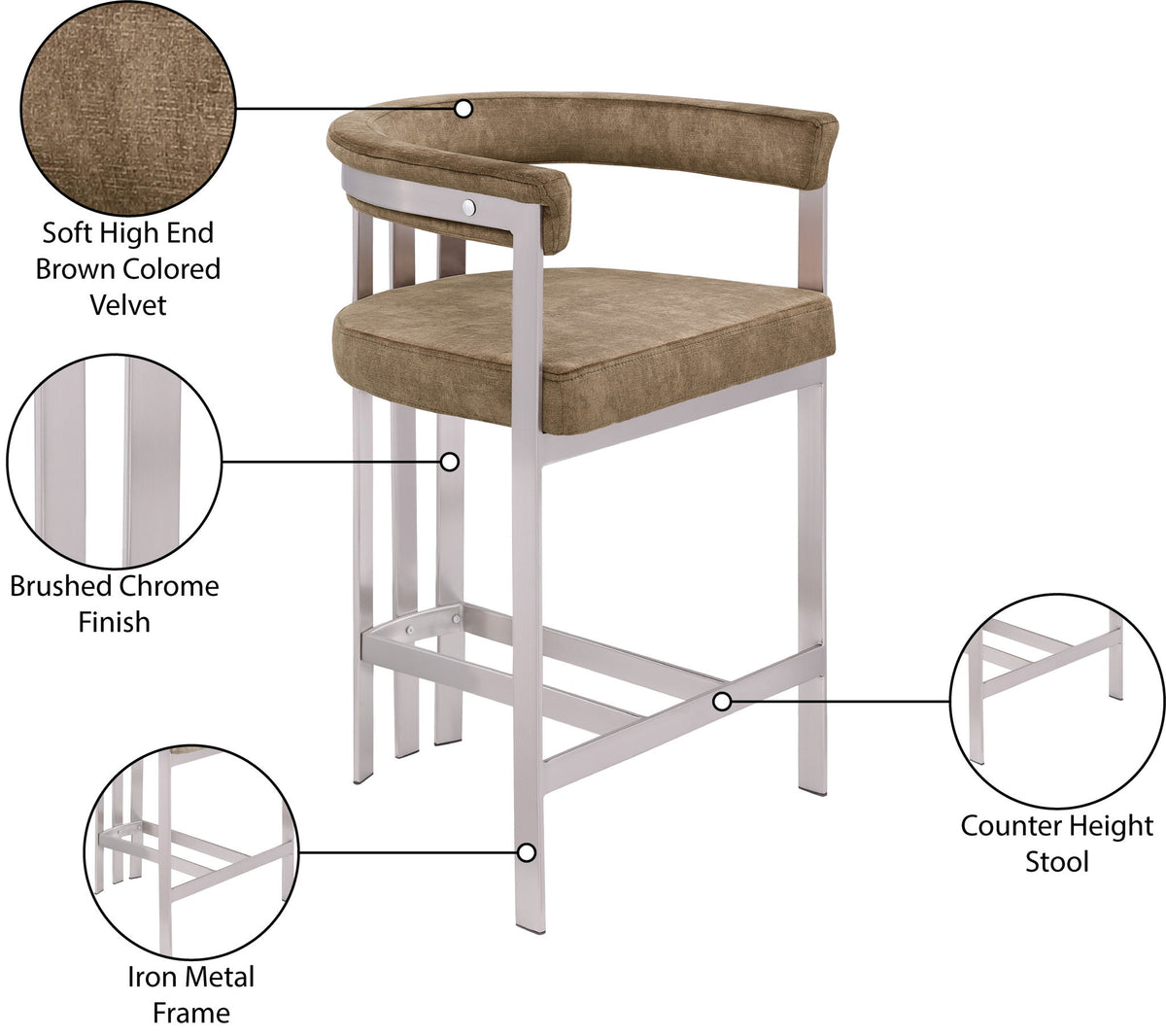 Marcello - Counter Stool (Set of 2)