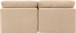 Indulge - Velvet 2 Seat Modular Armless Sofa
