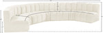Arc - Velvet 7 Piece U-Shaped Modular Sofa