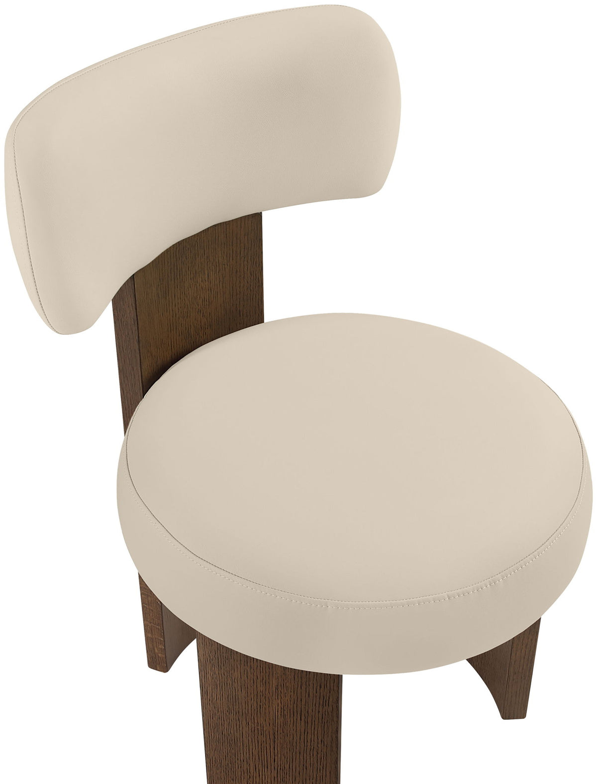 Atelier - Vegan Leather Upholstered Dining Chair (Set of 2) - Painted Brown Frame