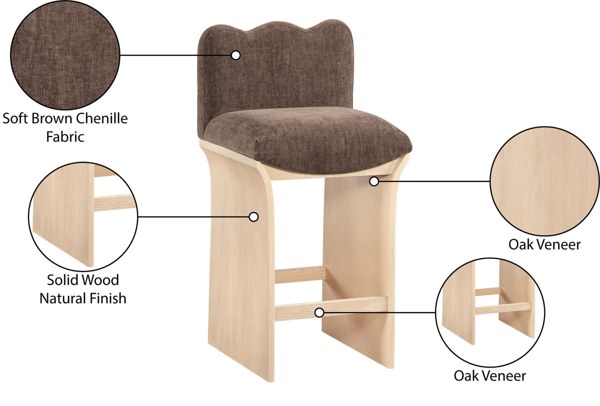 Shaw - Counter Stool - Natural Base