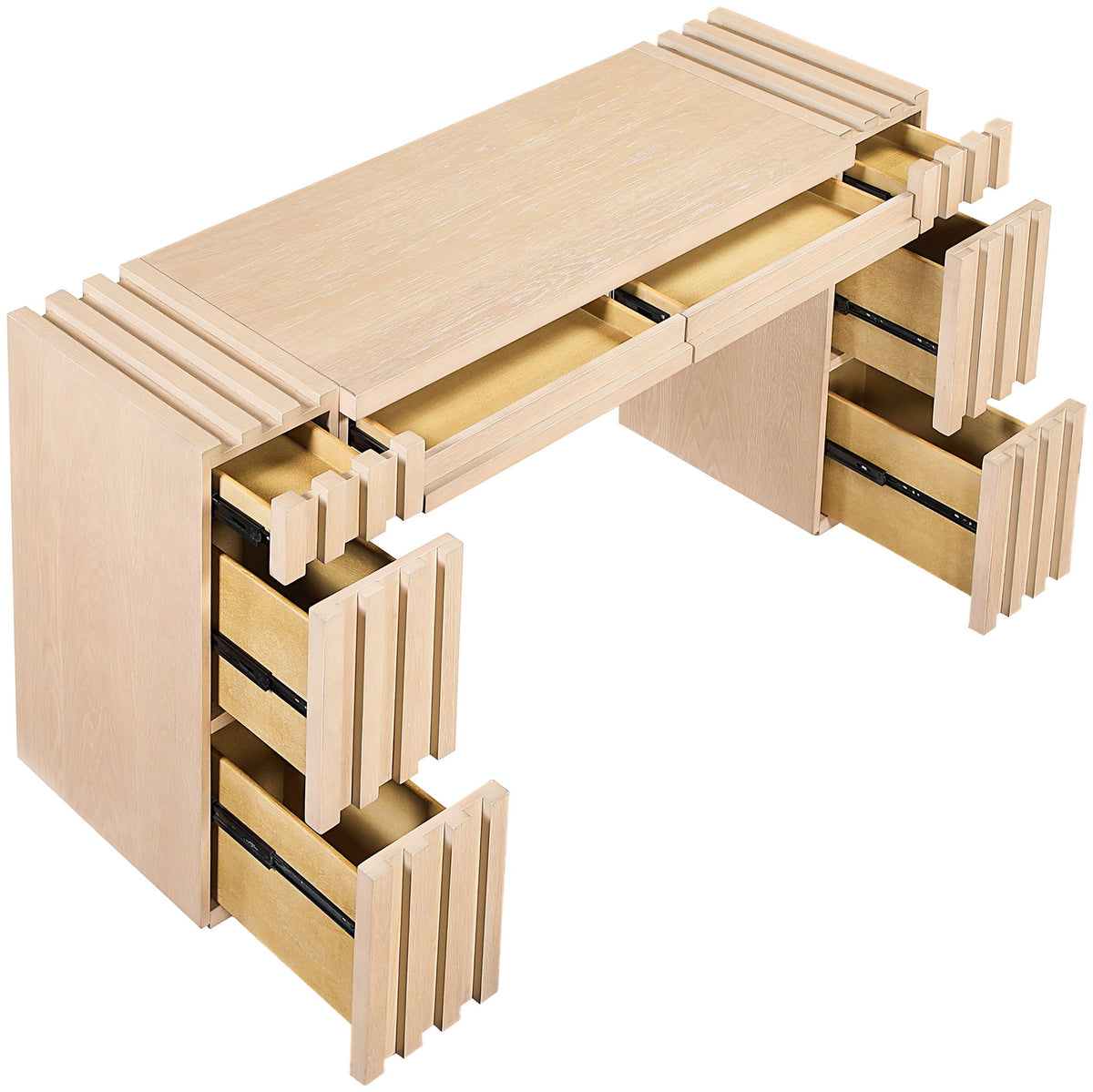 Stanton - Oak Veneer And Solid Wood Table