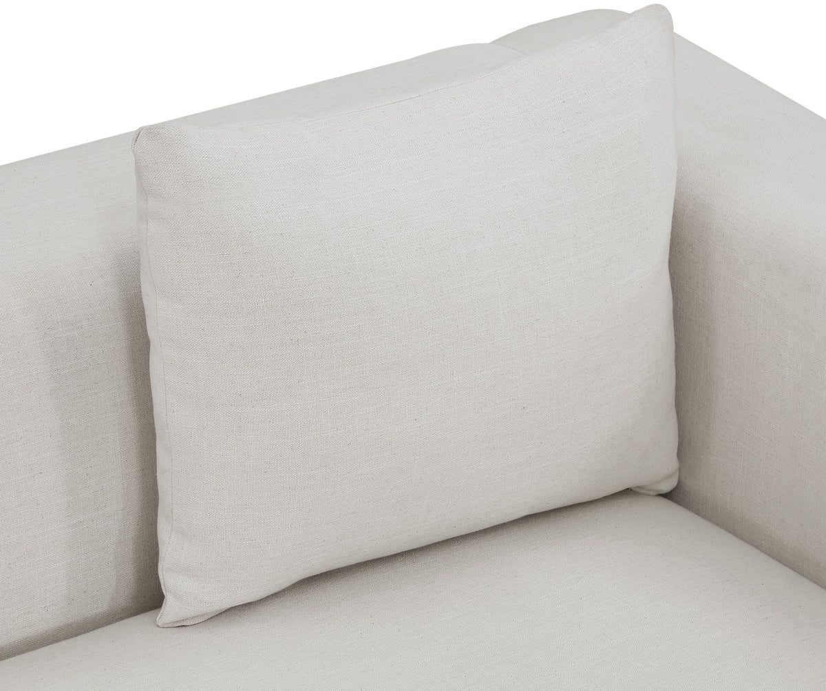Alfie - Linen Textured Fabic Loveseat