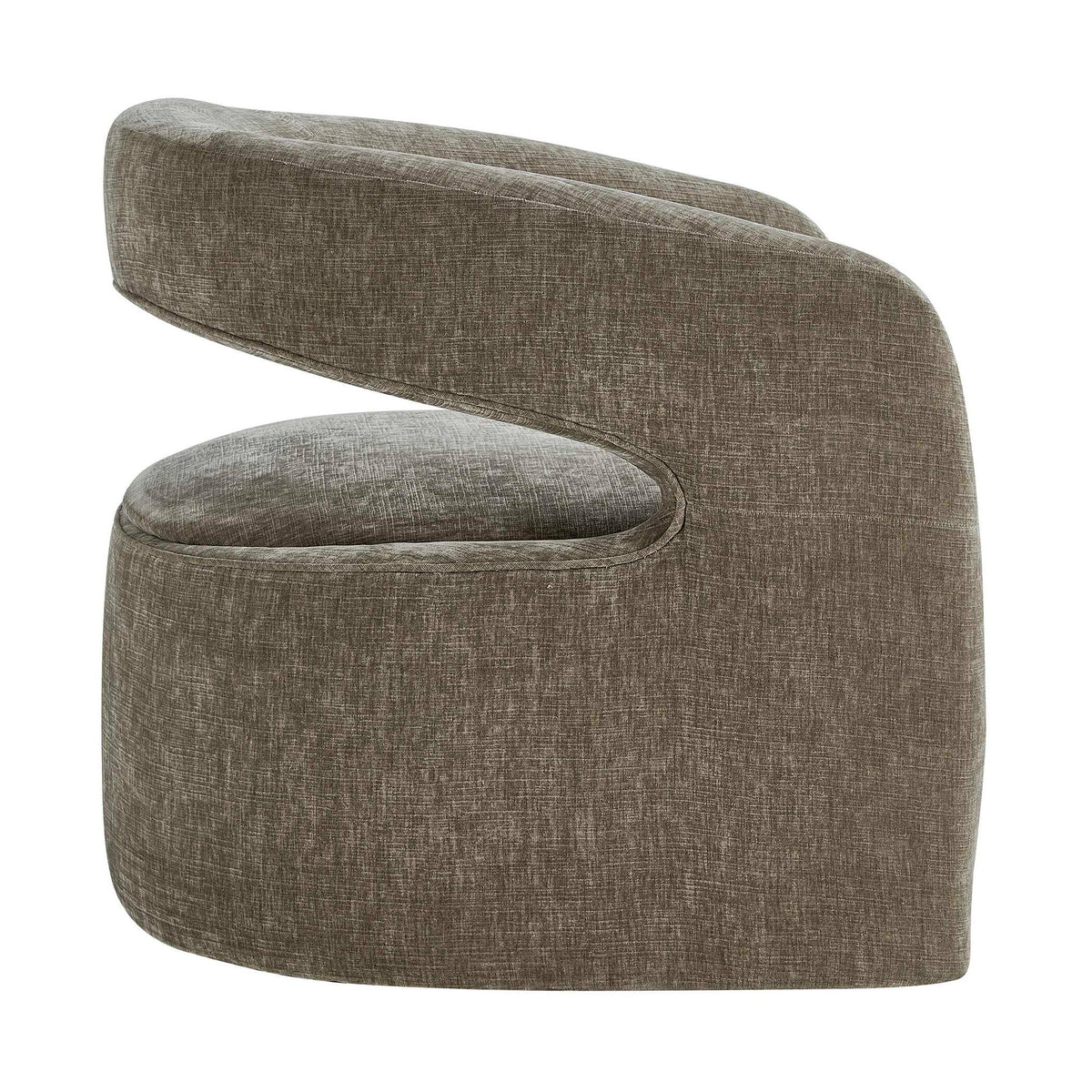 Breis - Swivel Barrel Chair - Gray