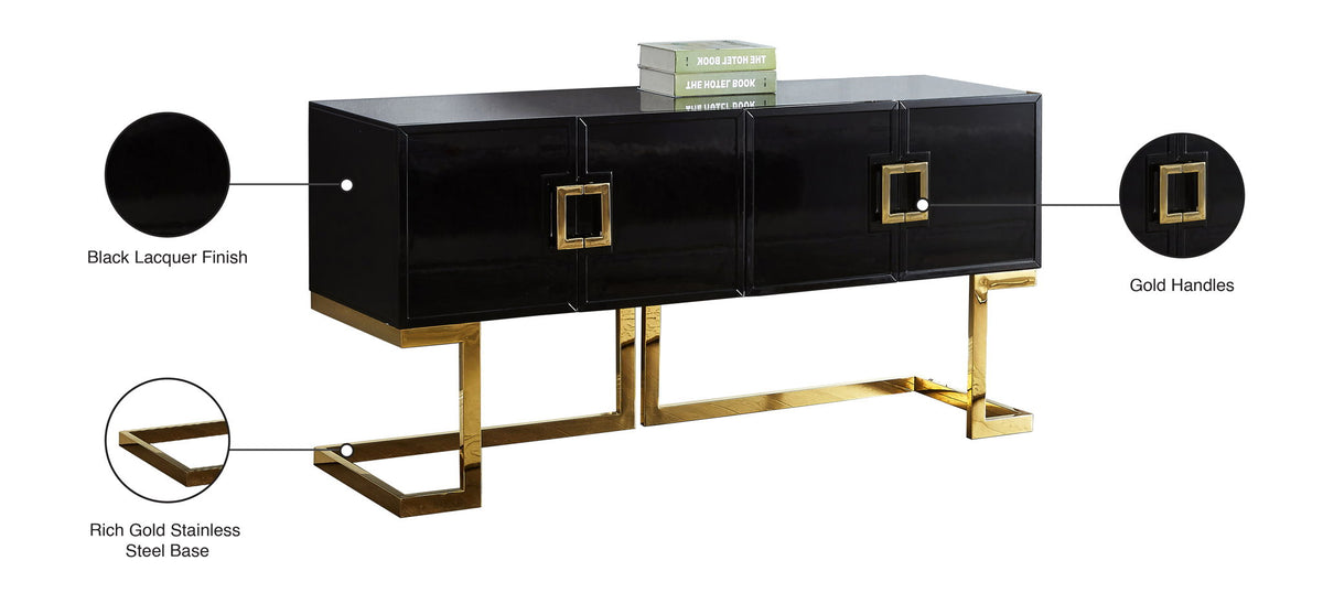 Beth - Sideboard with Gold Legs