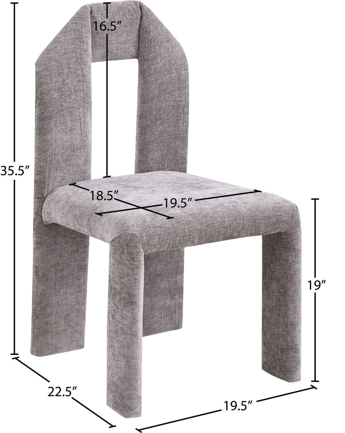 Bennett - Chenille Dining Chair (Set of 2)