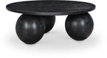 Fitch - Wood Oak Veneer Coffee Table - 3 Legs