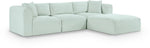 Shaggy - 4 Piece Modular Sectional