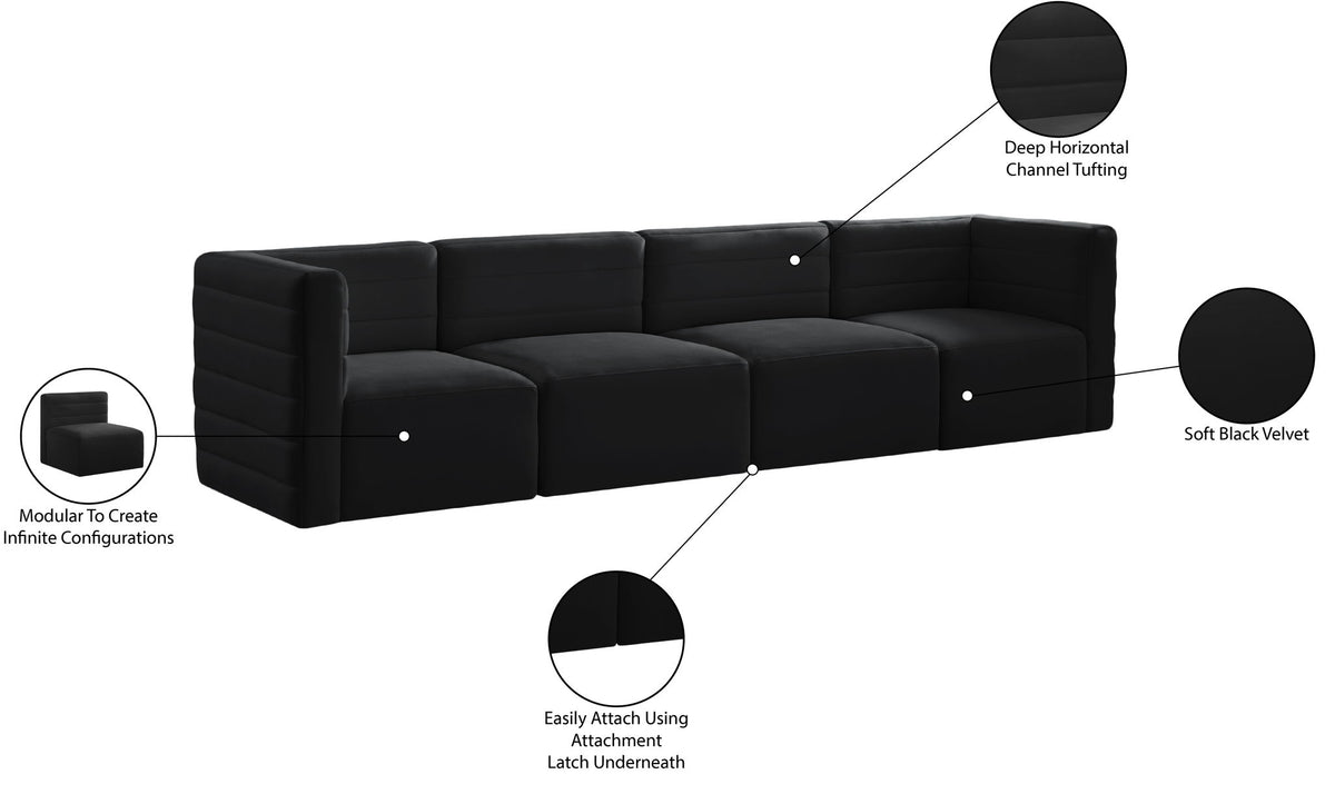 Quincy - Modular 4 Seat Sofa
