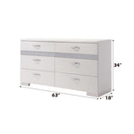 Naima II - Dresser - White High Gloss