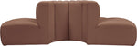 Arc - Faux Leather 4 Piece Modular Sofa
