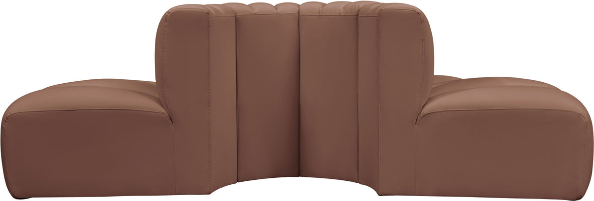 Arc - Faux Leather 4 Piece Modular Sofa
