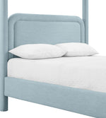 Salina - Linen Textured Fabric Upholstered Bed