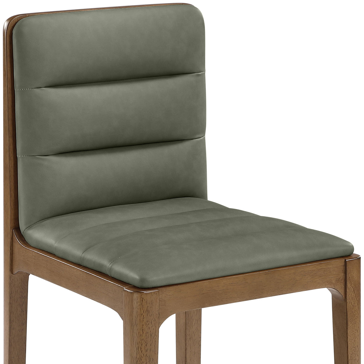 Ellis - Vegan Leather Upholstered Dining Chair (Set of 2) - Brown Base