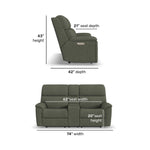 Porter - Power Reclining Loveseat With Console, Power Headrest, & Lumbar