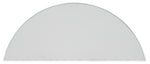 Melange - On The Bright Side Demilune Console - White
