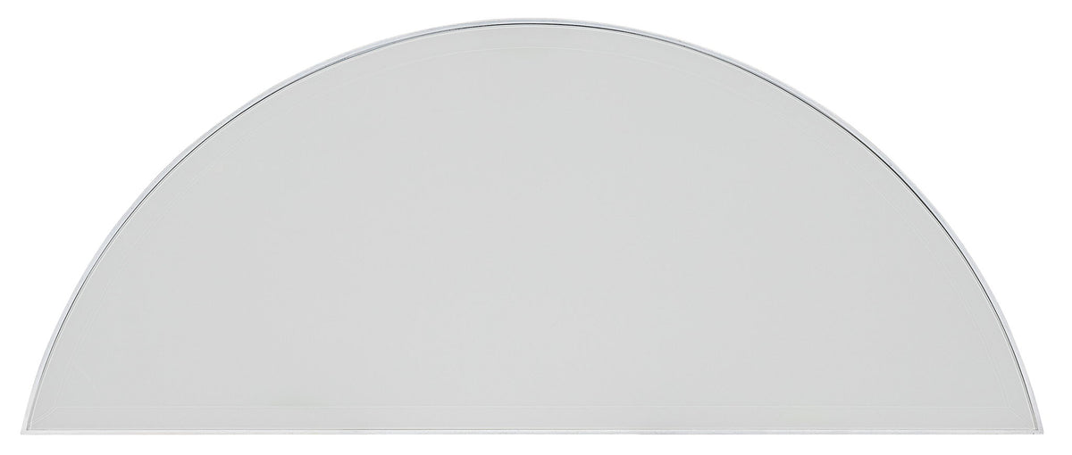 Melange - On The Bright Side Demilune Console - White