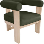 Arienzo - Performance Fabric Upholstered Accent Chair - Natural Base
