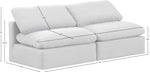 Indulge - Linen 2 Piece Modular Armless Sofa - White