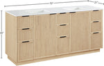 Willard - Engineered Stone And Solid Wood Bathroom Vanity