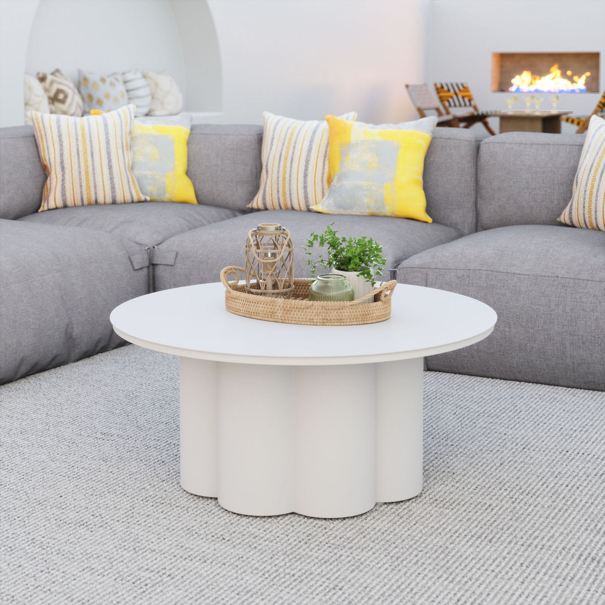 Palmier - Outdoor Coffee Table - White