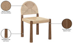 Bohemia - Woven Seagrass Cord And Solid Wood Dining Chair (Set of 2) - Beige