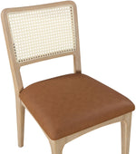 Atrium - Upholstered Seat Dining Chair With Brushed Natural Base (Set of 2)