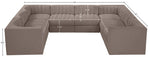 Rummi - Velvet Performance Fabric Upholstered Modular Sectional