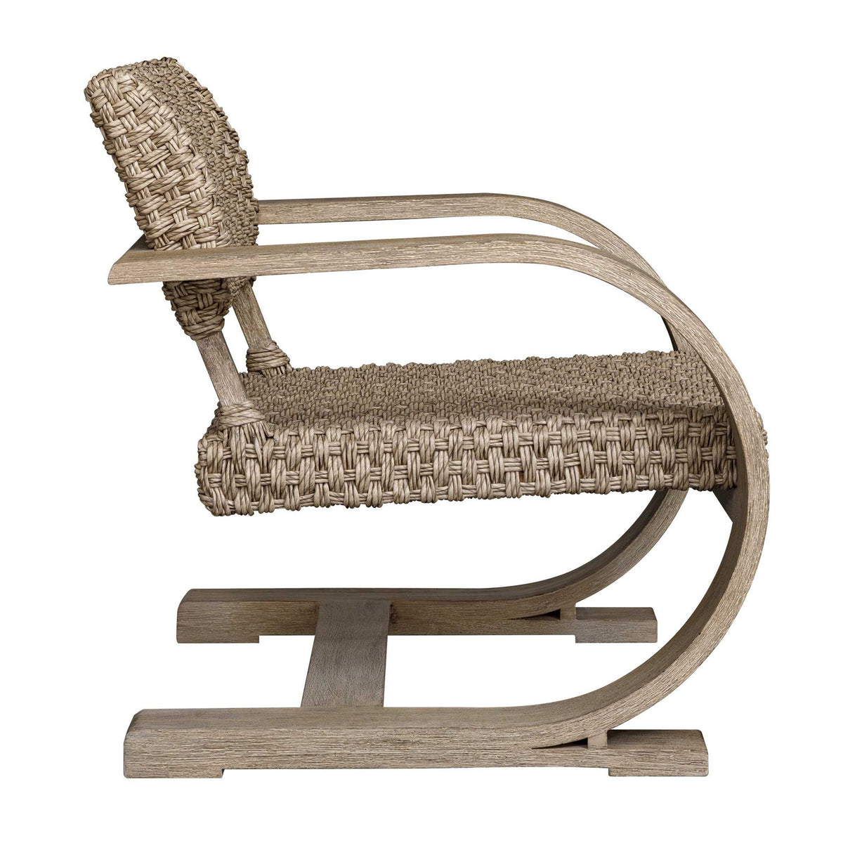 Rehema - Outdoor Wicker Lounge Chair - Gray