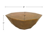 Cathenna - Large Coffee Table - Brass