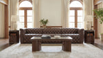 Melange - Contours Side Table - Dark Brown