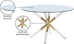 Mercury - Glass Dining Table - Silver
