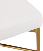 Rivage - Durable Stool With Gold Frame (Set of 2)