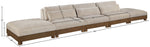 Turin - Chenille Fabric Upholstered Modular Sectional - Taupe