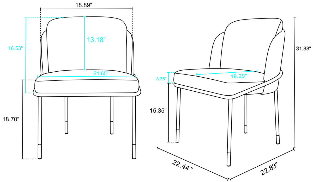 Manhattan Flor - Dining Chair