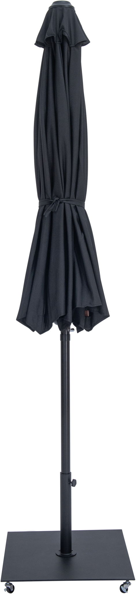 Fiji - Aluminum Patio Umbrella With Square Black Base