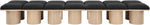 Pavilion - 14 Piece Modular Bench With Natural Base