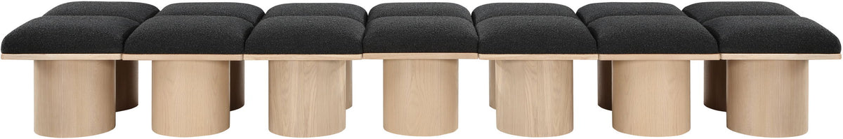 Pavilion - 14 Piece Modular Bench With Natural Base
