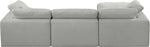 Comfy - 4 Piece Linen Fabric Modular Sectional With Chaise