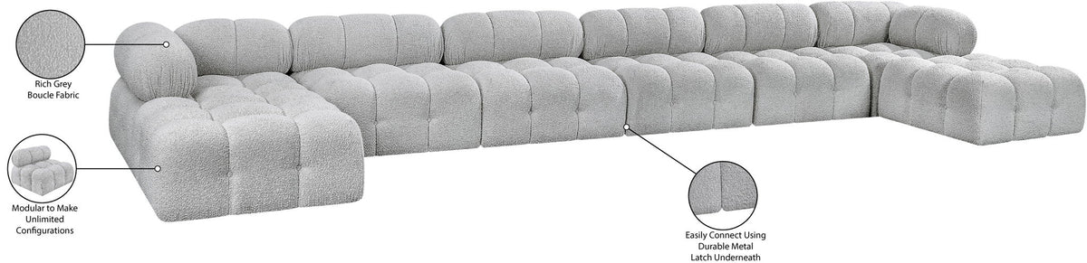 Ames - 8 Piece Fabric Modular Sectional