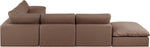 Comfy - 7 Piece Faux Leather Modular Corner Sectional