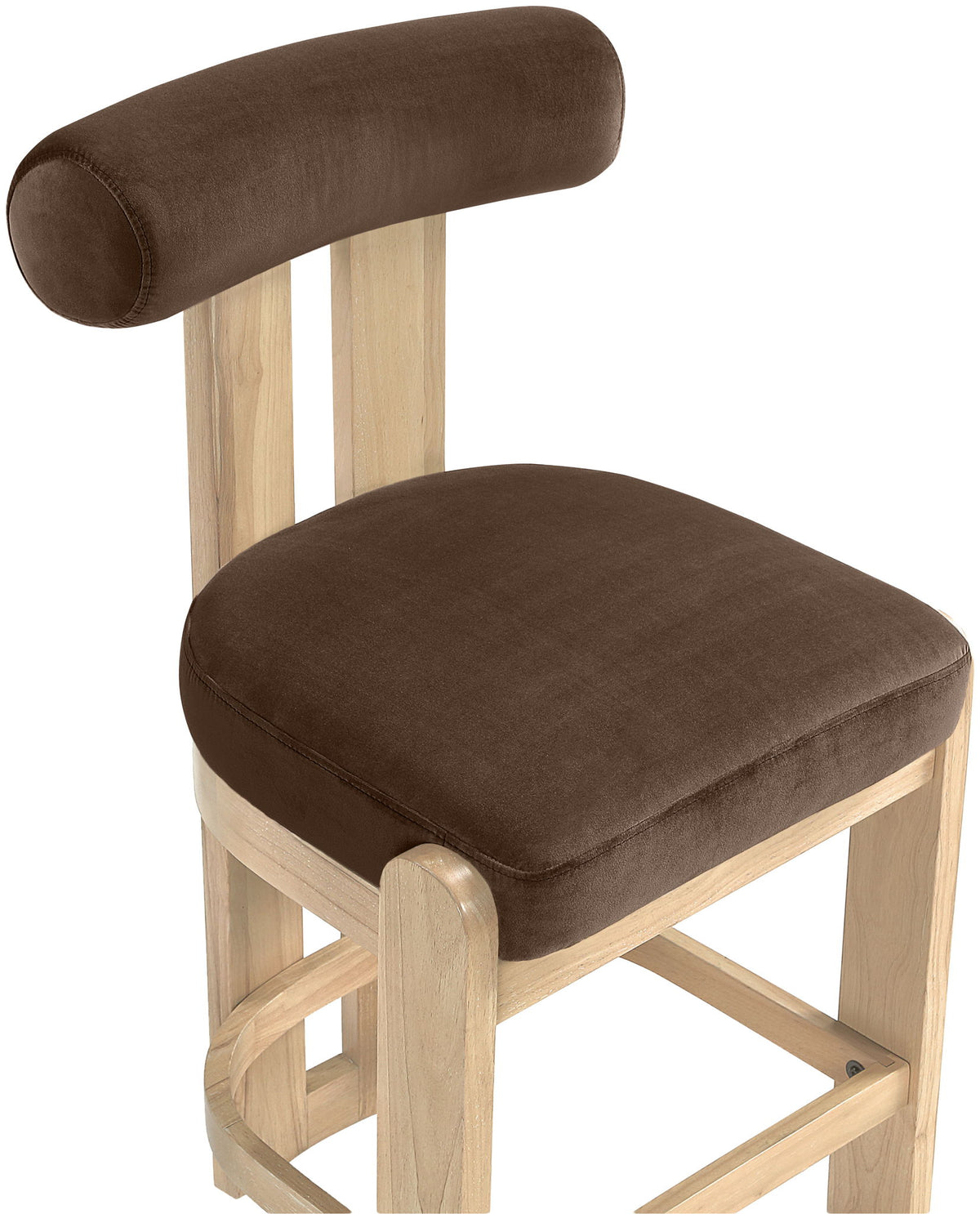 Arienzo - Velvet Performance Fabric Upholstered Counter Stool (Set of 2)