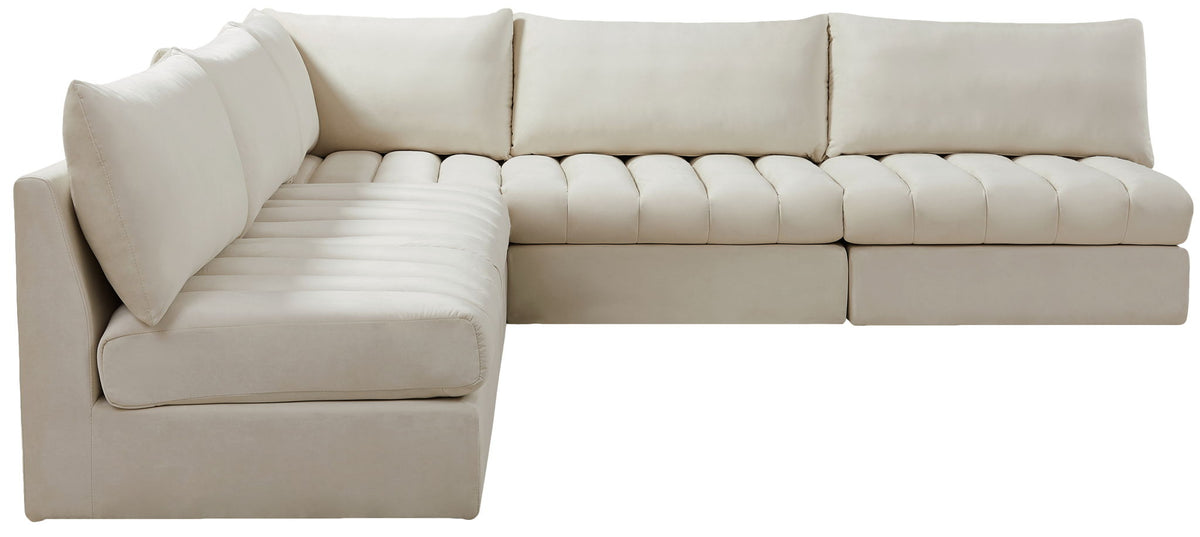 Jacob - Modular Corner Armless Sectional 5 Piece