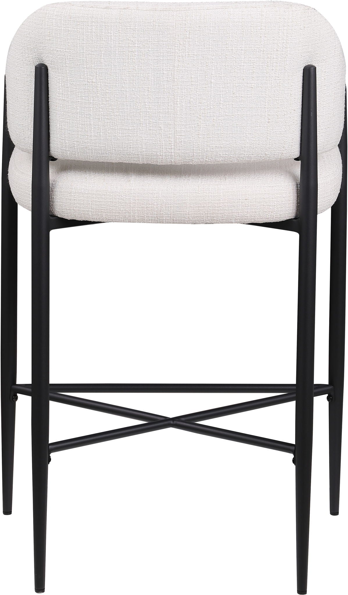 Dame - Fabric Upholstered Counter Stool (Set of 2)