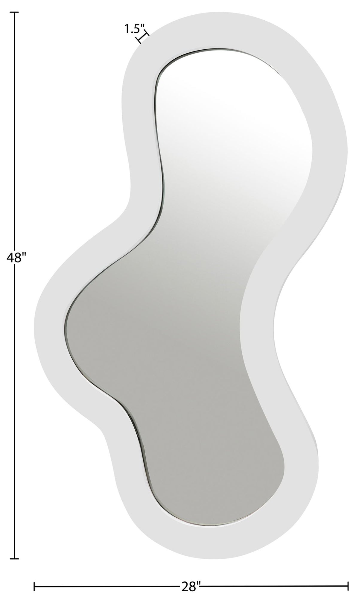 Oblique - Metal Frame Mirror