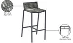 Maldives - Rope Outdoor Patio Bar Stool (Set of 2)