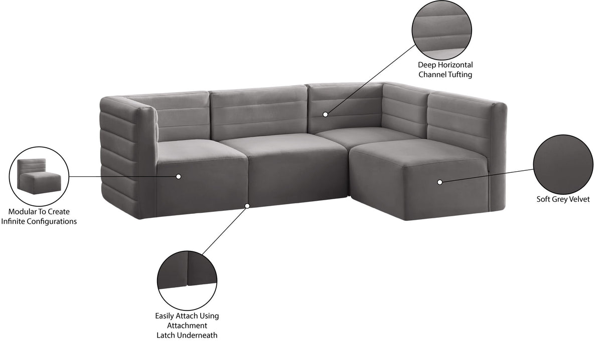 Quincy - 4 Piece Modular Sectional
